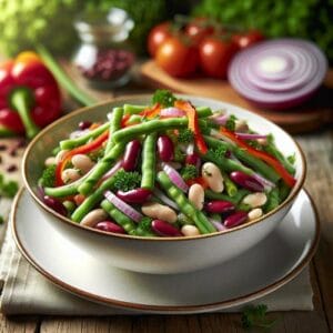 Klassischer Bohnensalat Frisch und Vielfältig Genießen