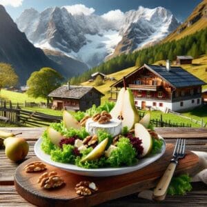 Ziegenkäse Salat Tiroler Bergbauern Geheimnis für Genuss und Langlebigkeit