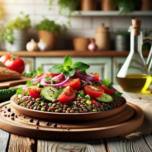 Schneller Genuss Linsensalat Rezept für Gesundheitsbewusste und Feinschmecker