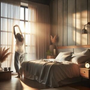 Achtsamkeit beim Weckerstellen verbessert Schlafqualität und bringt einen ruhigen Start in den Tag. Entdecke einfache Tipps für deine Morgenroutine. achtsamkeit wecker stellen, wecker schlafen, morgens entspannt aufwachen, schlafqualität verbessern, weckertöne sanft