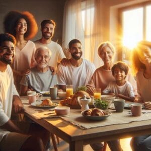 Achtsame Morgenrituale für die Familie Morgenrituale, Achtsamkeit, Familienalltag, Stressreduktion, Bindung stärken