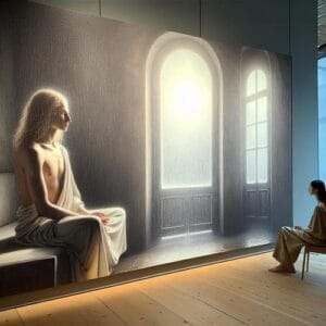 Achtsamkeit beim Atmen: Entdecke, wie du mit einfachen Atemtechniken am Fenster Stress abbauen und innere Ruhe finden kannst. Achtsamkeit, atmen, stressabbau, innere Ruhe, Atemtechniken