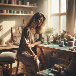 Achtsamkeit beim Basteln hilft, Stress abzubauen und Kreativität zu entfalten. Entdecken Sie, wie Sie Ruhe finden können. Achtsamkeit, Basteln, Kreativität, Stressabbau, Entspannung