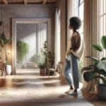 Achtsamkeit hilft dir, den Moment bewusst zu erleben. Entdecke, wie du beim Betreten eines Raumes präsenter sein kannst. Achtsamkeit, präsent sein, Meditation, Atemübungen, zwischenmenschliche Beziehungen