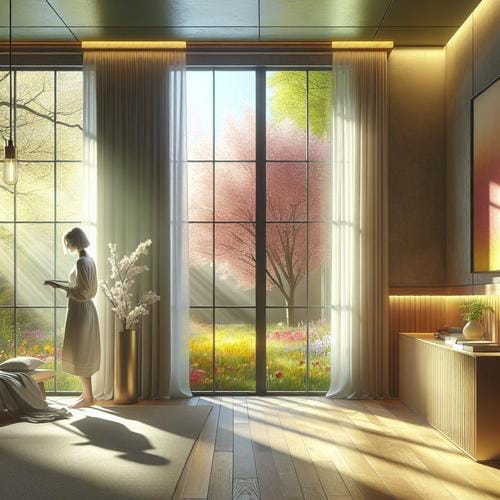 Achtsamkeit neu erleben: Entdecken Sie, wie der Blick aus dem Fenster Stress reduziert und Ihre Kreativität fördert. Achtsamkeit, Blick aus dem Fenster, Stressreduktion, Kreativität, Konzentration