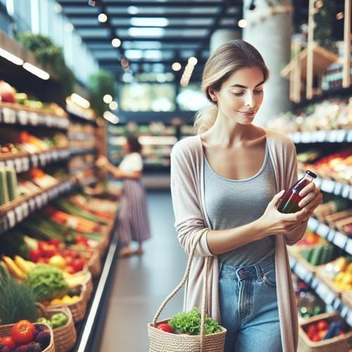 Achtsamkeit beim Einkaufen: Erlebe bewussten Konsum und treffe gesunde Entscheidungen im Supermarkt. Achtsamkeit, Einkaufen, Konsum, Supermarkt, Nachhaltigkeit
