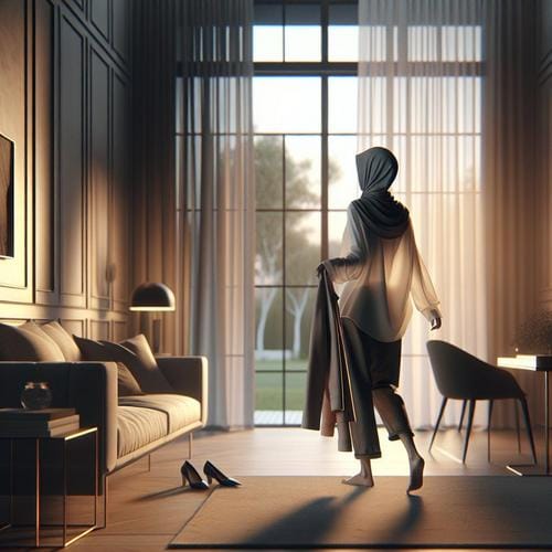 Achtsamkeit beim Abnehmen der Jacke hilft, emotionale Lasten abzulegen und innere Ruhe zu finden. Entdecken Sie diese einfache Praxis jetzt! Achtsamkeit, Stressabbau, mentale Gesundheit, Jackenabnehmen, Körperbewusstsein