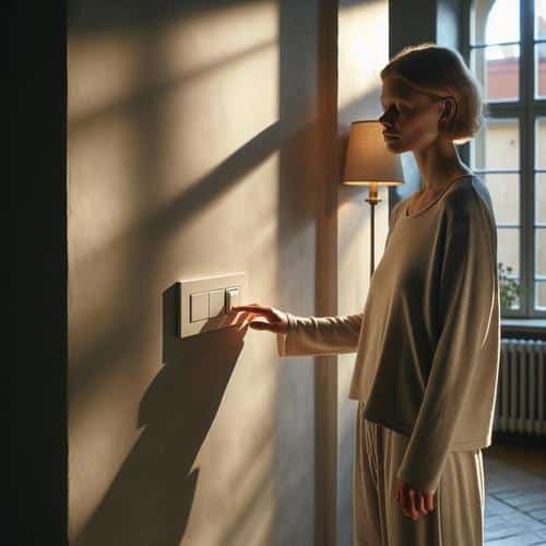 Achtsamkeit beim Licht einschalten ist eine einfache Praxis für mehr Lebensqualität. Entdecke, wie du deinen Alltag bewusster gestalten kannst. Achtsamkeit, Licht einschalten, Wohlbefinden, Stressreduktion, Bewusstsein