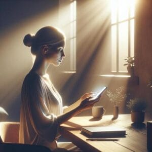 Achtsamkeit beim Lesen von Nachrichten hilft, Missverständnisse zu vermeiden und entspannt zu antworten. Erfahren Sie, wie Sie achtsamer kommunizieren. achtsamkeit, nachrichten lesen, bewusste kommunikation, missverständnisse vermeiden, stressfreie antworten