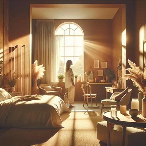 Achtsamkeit hilft Ihnen, den Tag bewusst zu beginnen. Entdecken Sie Techniken für ein erfülltes Morgenritual. Achtsamkeit, Morgenritual, Bewusstsein, Atemübung, Dankbarkeit