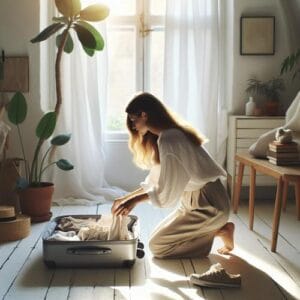 Achtsamkeit beim Packen hilft, Stress zu reduzieren und Ordnung zu schaffen. Nutzen Sie unsere Tipps für eine entspannte Packroutine. Achtsamkeit, Packen, Stressreduktion, Ordnung, Umzug