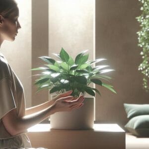 Achtsamkeit mit Pflanzen praktisch anwenden: Entdecke, wie bewusste Beobachtung Stress reduziert und deine Verbindung zur Natur stärkt. Achtsamkeit, Pflanzen beobachten, Ruhe finden, Naturverbindung, Stressabbau