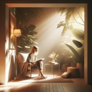 Achtsamkeit beim Lesen: Schließen Sie Ihr Buch mit Bedacht und reflektieren Sie über wertvolle Erkenntnisse für Ihr Leben. Achtsamkeit, Lesen, Reflexion, persönliche Entwicklung, Buch schließen