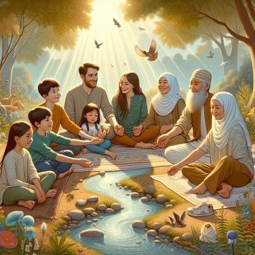 Entdecke, wie Achtsamkeit das Familienleben harmonisieren kann. Einfache Übungen und Tipps für mehr innere Ruhe. Achtsamkeit, Familie, Ruhe, Übungen, Harmonie