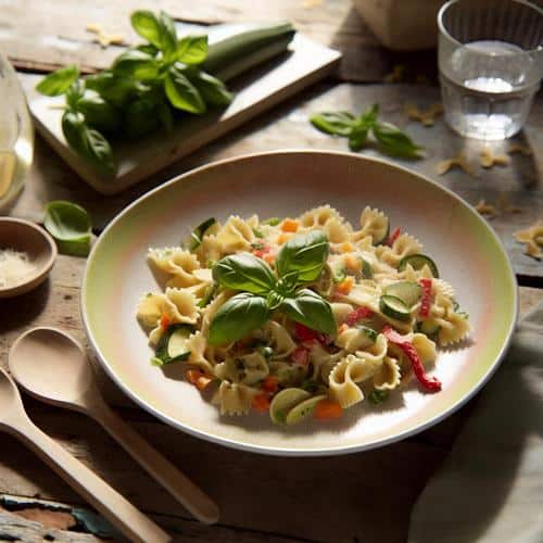Cremige Gemüse-Pasta: Einfach & Schnell Kochen