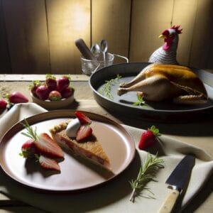 Erdbeertörtchen und Perlhuhnbrust: Süß & Herzhaft