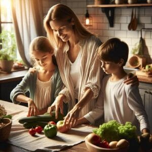 Familienbudget nachhaltig planen für eine grüne Zukunft nachhaltiges Familienbudget, ökologische Finanzplanung, Geld sparen, umweltbewusster Konsum