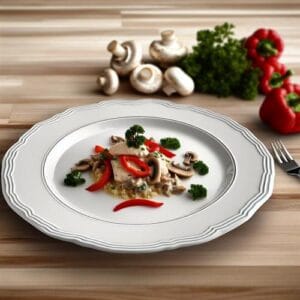 Köstliches Hähnchen mit Champignons und Sahne