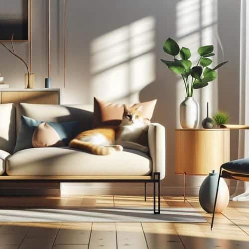 Minimalistisch Wohnen mit Haustieren: Platzsparende Lösungen minimalistisch wohnen, haustiere, platzsparend, nachhaltig, tierfreundlich