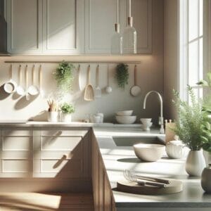 Minimalistische Küche: Essentials für entspanntes Kochen minimalistische Küche, Küchenutensilien, Kochen, Achtsamkeit, minimalistisches Wohnen