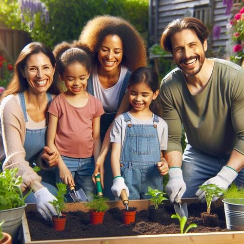 Umweltfreundlich Gärtnern mit Kindern – Tipps & Ideen Gärtnern mit Kindern, Hochbeete, Kompostierung, saisonales Gemüse, Umweltbewusstsein