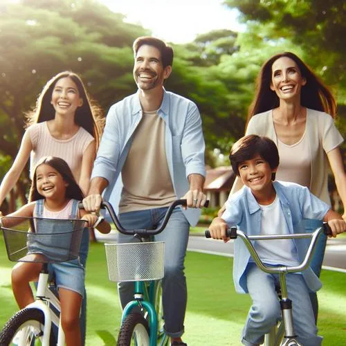 Umweltfreundlich unterwegs: Mobilität im Familienalltag nachhaltige Mobilität, umweltfreundlich, Familienalltag, Fahrradfahren, öffentliche Verkehrsmittel