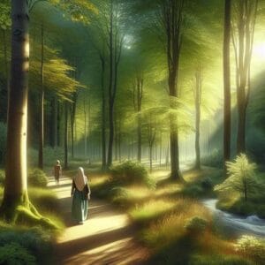 Waldbaden fördert Entspannung und Gesundheit. Entdecke die Vorteile für Körper und Geist und erlebe die heilende Kraft der Natur. Waldbaden, Stressabbau, Achtsamkeit, Naturerlebnis, Gesundheit