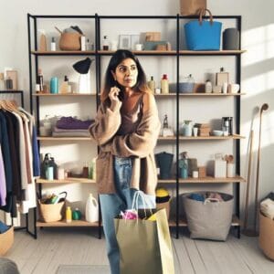 Verstehe, warum du unbewusst kaufst, was du nicht brauchst – und wie du dein Konsumverhalten Schritt für Schritt nachhaltiger gestalten kannst. unbewusster Konsum,Spontankäufe reduzieren,nachhaltiger Konsum,Kaufverhalten verstehen,weniger kaufen