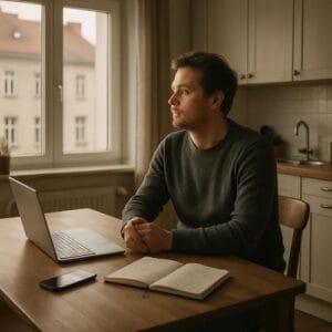 Versteh, warum du dich im Alltag so schnell verlierst, und entdecke einfache, achtsame Schritte zurück zu dir selbst. Alltag,Selbstkontakt,Achtsamkeit,Überforderung,Stress