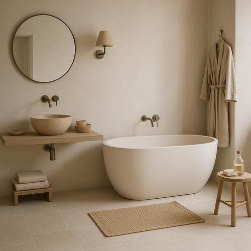 Minimalismus im Badezimmer: Ordnung & Ruhe schaffen Minimalismus, Badezimmer, Ordnung, Pflegeprodukte, Aufbewahrung