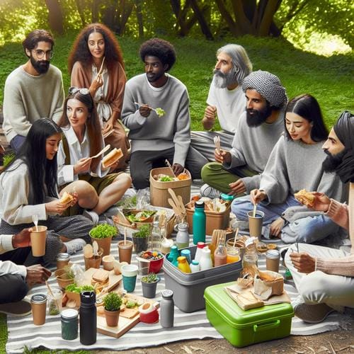 Nachhaltig Essen Unterwegs: Müll & Kosten Reduzieren nachhaltig essen, unterwegs essen, Müll reduzieren, Kosten sparen, gesund essen