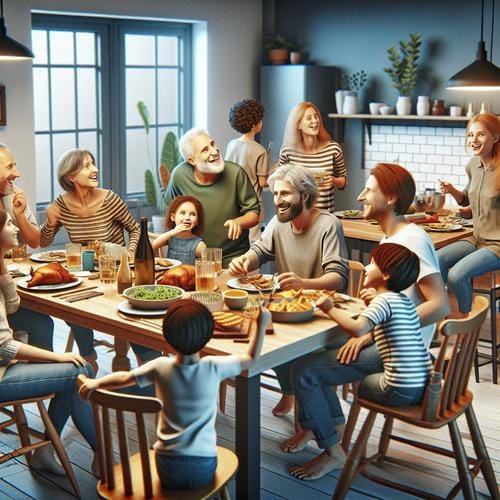 Gemeinsame Mahlzeiten: Struktur für die Familie Essenszeiten, Familienalltag, familiäre Bindung, gesunde Ernährung, gemeinsame Mahlzeiten