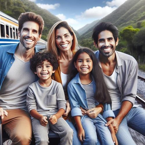 Umweltfreundlich mit Bus und Bahn reisen nachhaltige Mobilität, umweltfreundlich reisen, Bus und Bahn, Familienausflüge, Kosteneffizienz