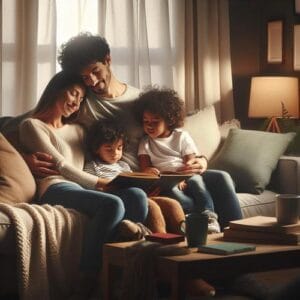 Familienzeit: Vorlesen statt Fernsehen Vorlesen, Familienzeit, Kinder, Geschichten, Leseförderung