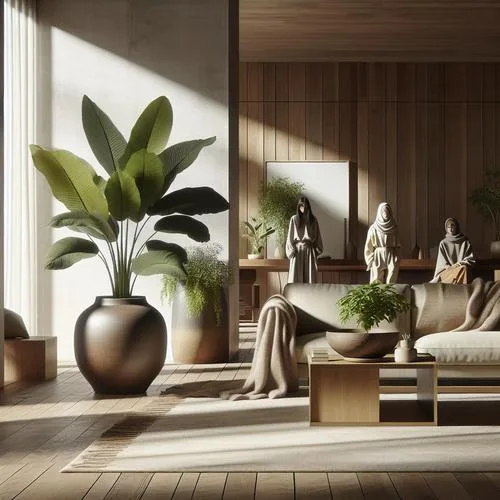 Minimalistisch Dekorieren mit Naturmaterialien minimalismus, naturmaterialien, dekorieren, wohndesign, nachhaltigkeit