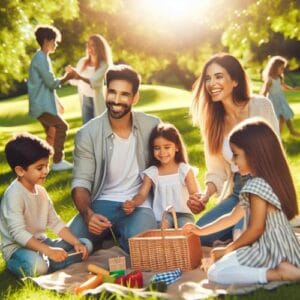 Familienzeit im Freien: Gemeinsame Naturabenteuer Familienausflüge, Naturaktivitäten, Outdoor-Erlebnisse, Familienzeit, Natur entdecken