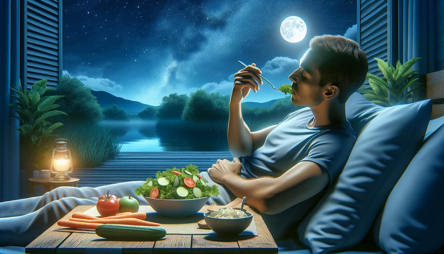 ✨ Achtsam Essen, Besser Schlafen! 🌙