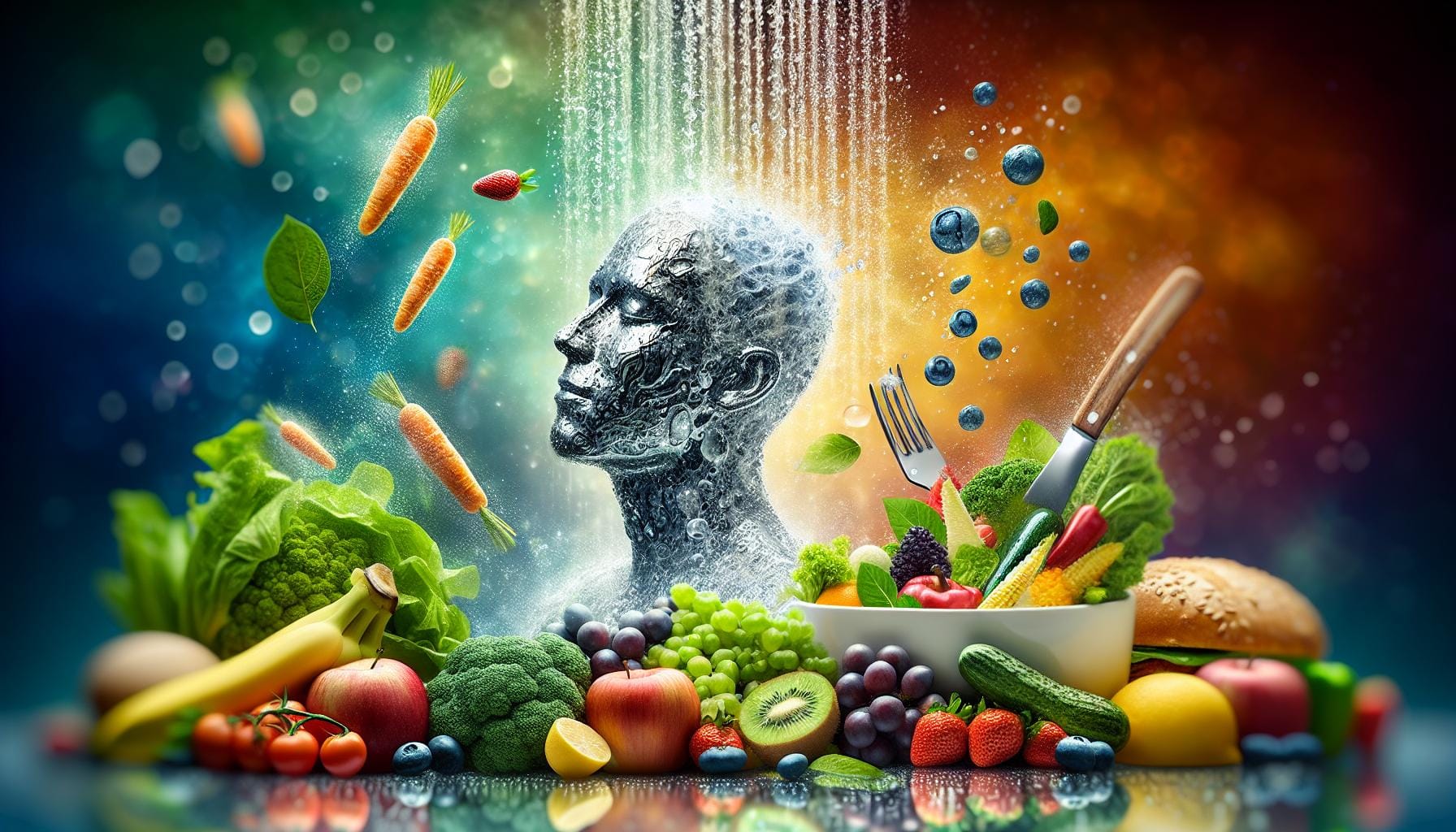 🌊 Achtsam Dusche, achtsame Ernährung! 🍽️