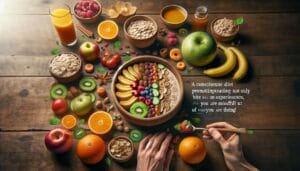 🍏 Achtsam genießen für ein gesundes Leben!