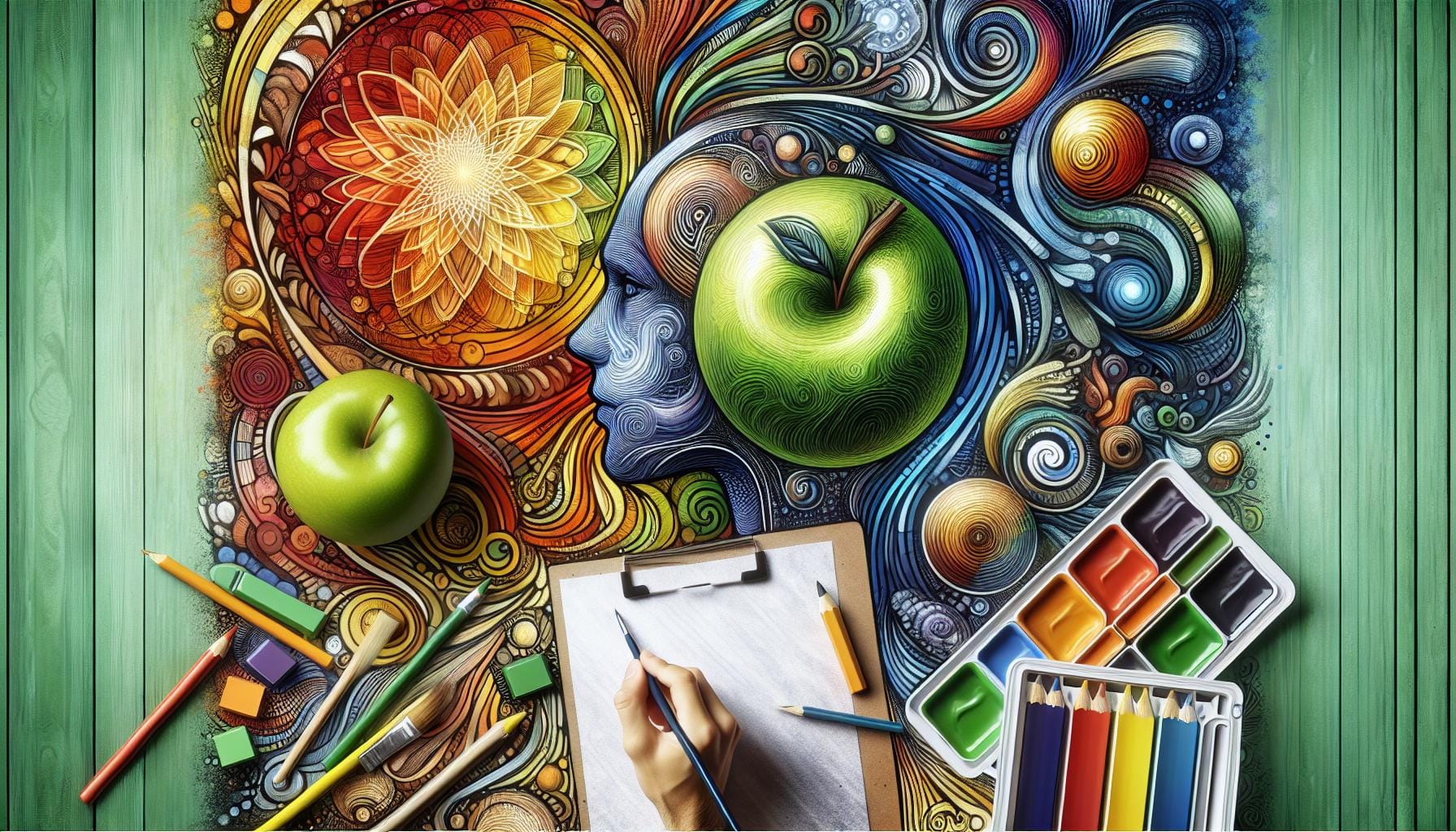 🎨 Achtsamkeit beim Kreativen Ausdruck!